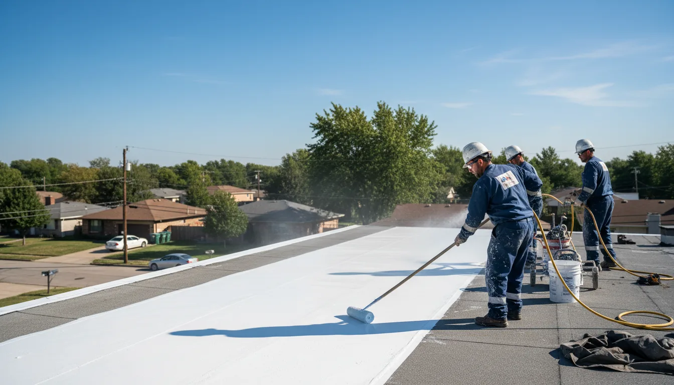 Commercial roof coating in Churchville, VA near me